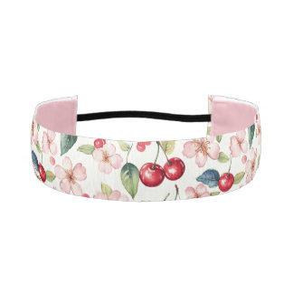 Cherry Blossom Athletic Headband