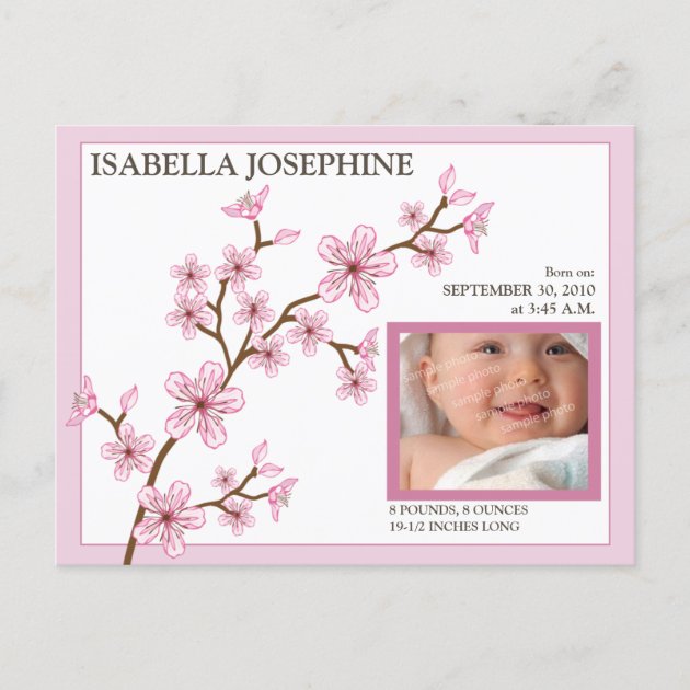 cherry blossom baby