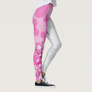 Cherry Blossom Banners Leggings