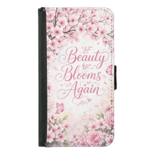 Cherry Blossom : Beauty Blooms Again Samsung Galaxy S5 Wallet Case