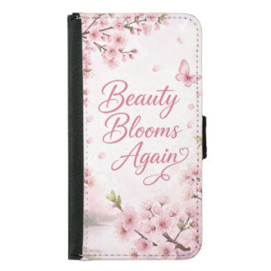 Cherry Blossom : Beauty Blooms Again Samsung Galaxy S5 Wallet Case