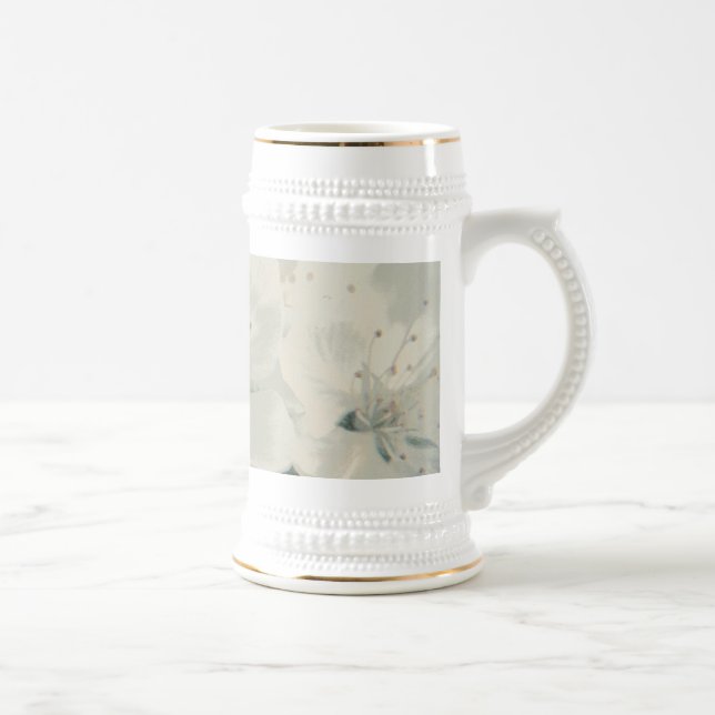 Cherry Blossom Beer Stein (Right)