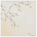 Cherry Blossom Beige Cream Asia Floral Fabric