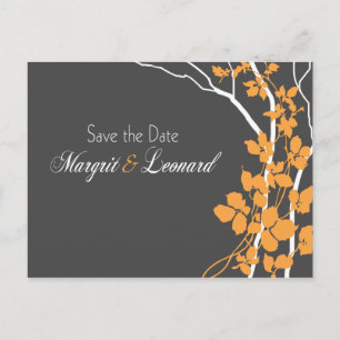 Cherry Blossom Bella Save the Date Announcement Postcard