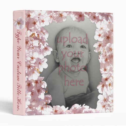 Cherry Blossom Binder Personalized Photo Album