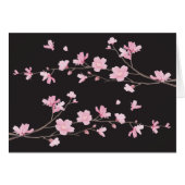 Cherry Blossom - Black (Front Horizontal)