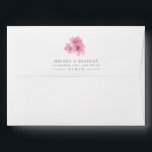 Cherry Blossom Bloom Envelope<br><div class="desc">Matching envelopes to the Cherry Blossom Bloom wedding suite featuring your address information.</div>
