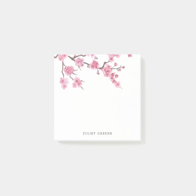 Cherry Blossom Bloom Post-it Notes (Front)