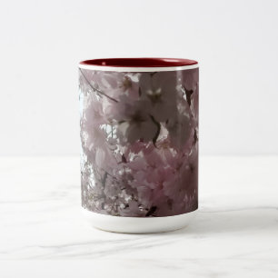 Cherry Blossom Bloom Two-Tone Coffee Mug