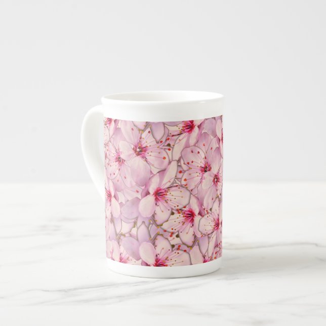 Cherry Blossom  Bone China Mug (Front Left)