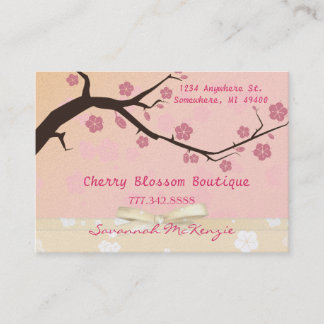 Cherry Blossom Boutique Business Cards