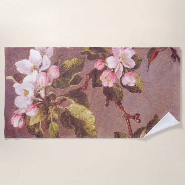 Cherry Blossom Branch Bath Towels (Front)