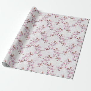 Cherry Blossom Branch Wrapping Paper