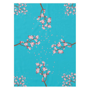 Cherry Blossom Branches Custom Table Cloth