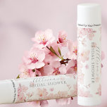 Cherry Blossom Bridal Shower Favor Lip Balm<br><div class="desc">Personalized cherry Blossom Floral Lip Balm bridal shower party favor</div>