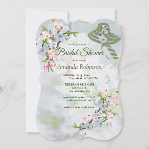 Cherry Blossom Bridal Shower Invitation