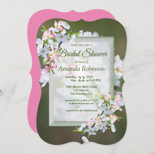 Cherry Blossom Bridal Shower Invitation