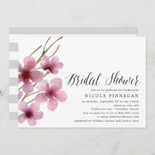 Cherry Blossom Bridal Shower Invitation