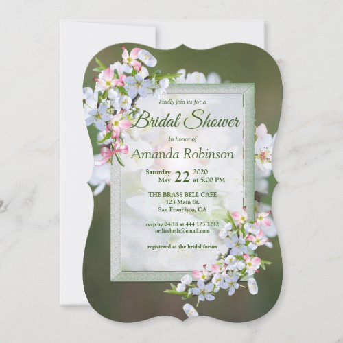 Cherry Blossom Bridal Shower Invitation