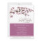 Cherry Blossom Bridal Shower Invitation (lavender)