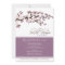 Cherry Blossom Bridal Shower Invitation (lilac)