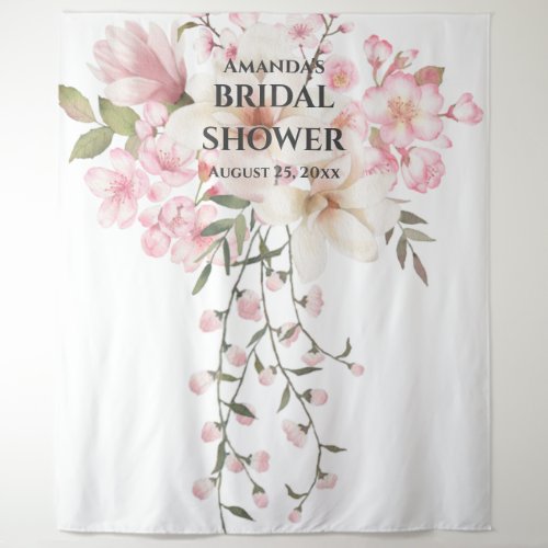 Cherry Blossom Bridal Shower Photo Booth Backdrop