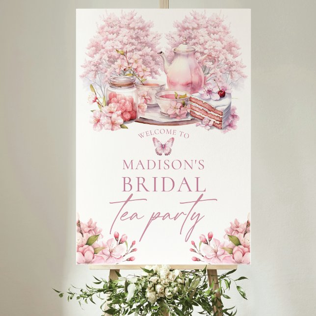 Cherry Blossom Bridal Tea Shower Poster (Creator Uploaded)