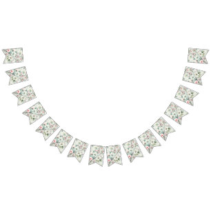 Cherry Blossom Bunting Flags