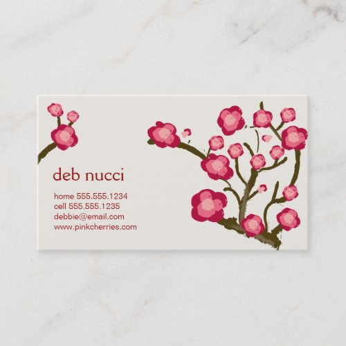 Cherry Blossom Business Card
