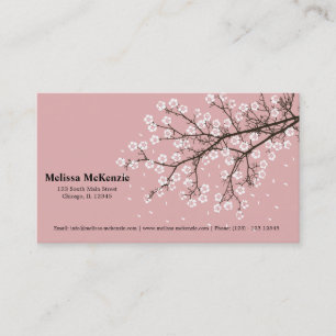 Cherry Blossom Business Card