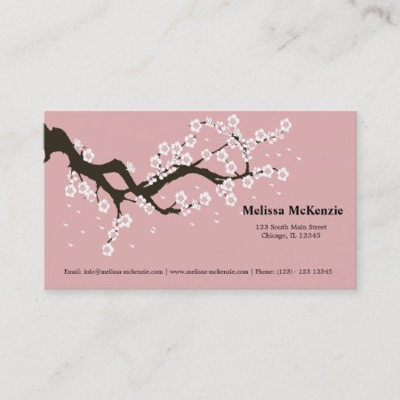 Cherry Blossom Business Card