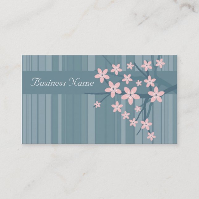 Cherry Blossom Business Card (Front)