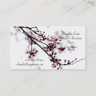 Cherry Blossom Business Cards