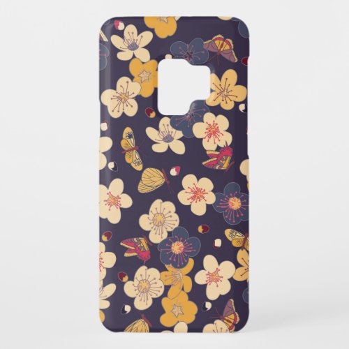 Cherry Blossom Butterfly Asian Print Case_Mate Samsung Galaxy S9 Case