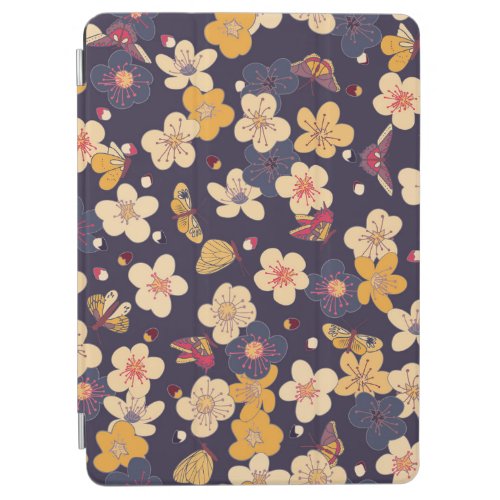 Cherry Blossom Butterfly Asian Print iPad Air Cover