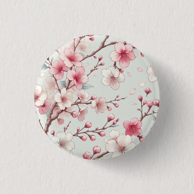 Cherry Blossom Button (Front)
