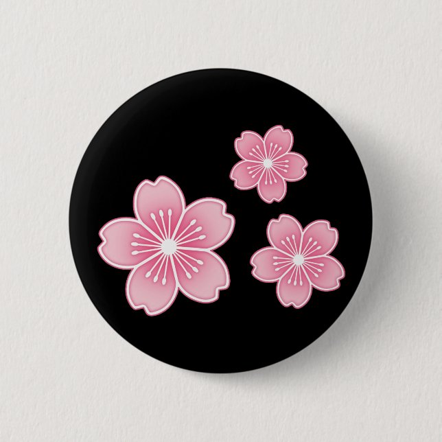 Cherry Blossom Button (Front)
