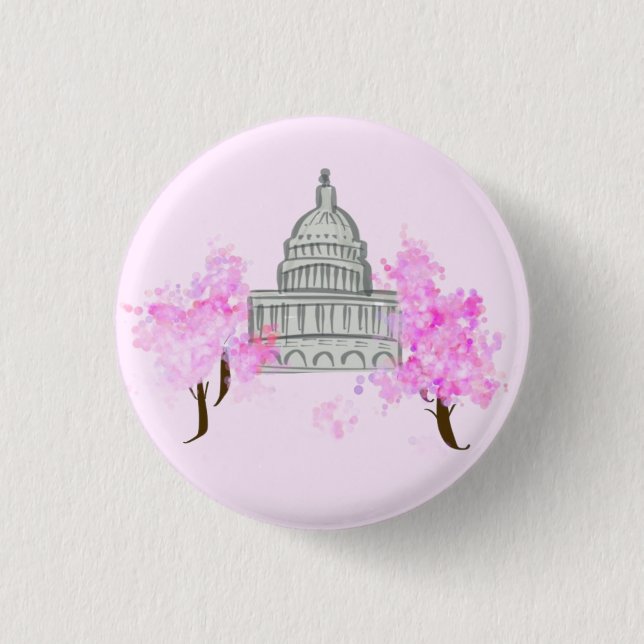 Cherry Blossom Button (Front)