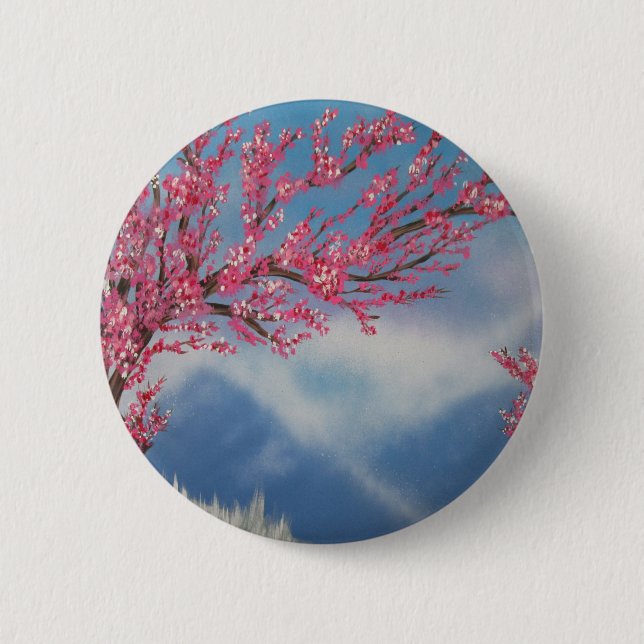 Cherry Blossom Button (Front)