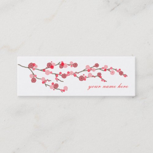 Cherry Blossom Calling Cards Business Card Templates