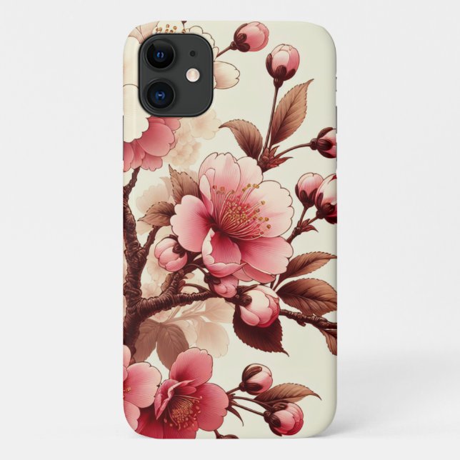 Cherry Blossom Case-Mate iPhone Case (Back)