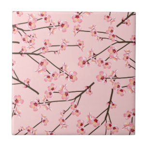 Cherry Blossom Ceramic Tile