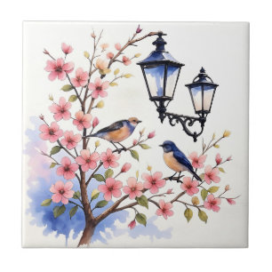 Cherry Blossom Ceramic Tile