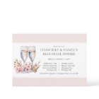 Cherry Blossom Champagne Wedding Rehearsal Dinner