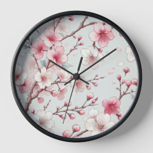Cherry Blossom Clock