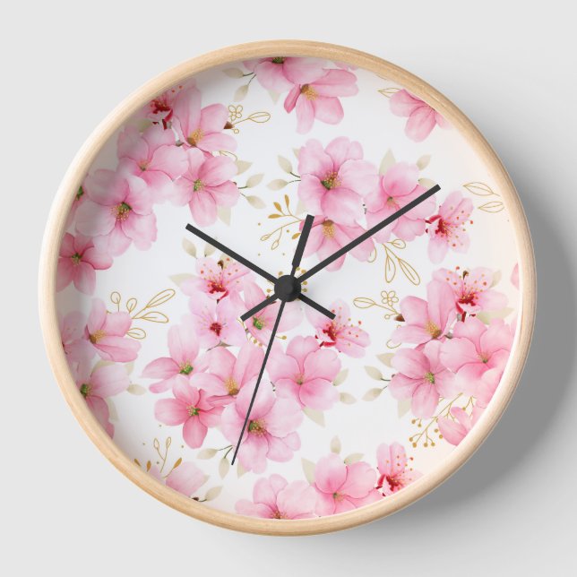 cherry blossom clock (Front)