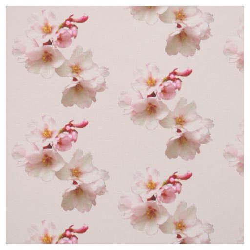 Floral Cherry Blossoms Pink White Wash Cloth, Zazzle