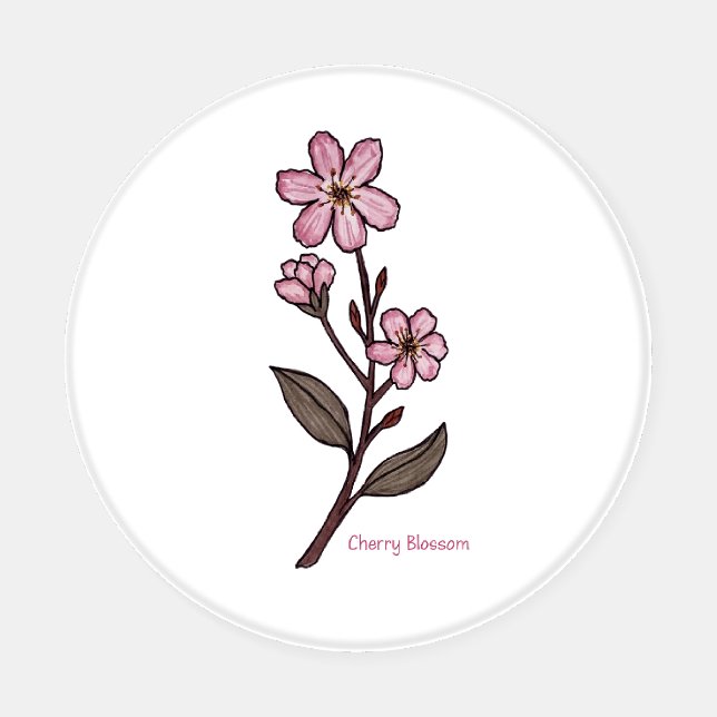 Cherry Blossom Coaster Set (Single)