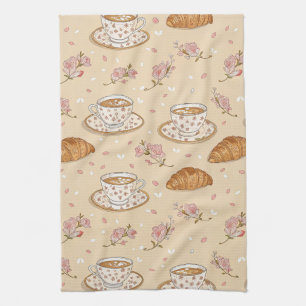 Cherry Blossom Coffee Cozy Pattern (2) Kitchen Towel