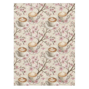Cherry Blossom Coffee Cozy Pattern (6) Tablecloth